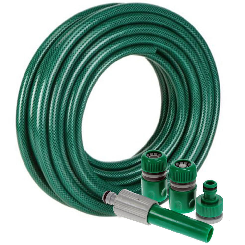 15m Hose Pipe & Spray Gun Nozzle Sprayer Set Jet Garden Patio Car Wash Watering 15m Hose Pipe & Spray Gun Nozzle Sprayer Set Jet Garden Patio Car Wash Watering